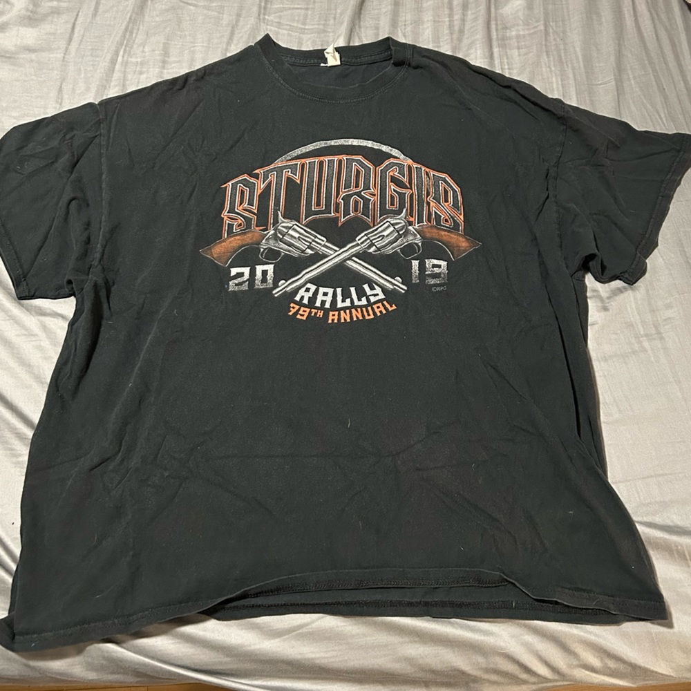 Black Sturgis Rally Graphic Short-Sleeve Tee